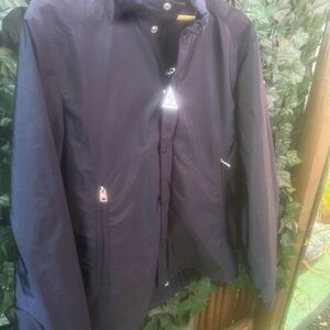Moncler Men's Dark Blue Windbreaker Jacket